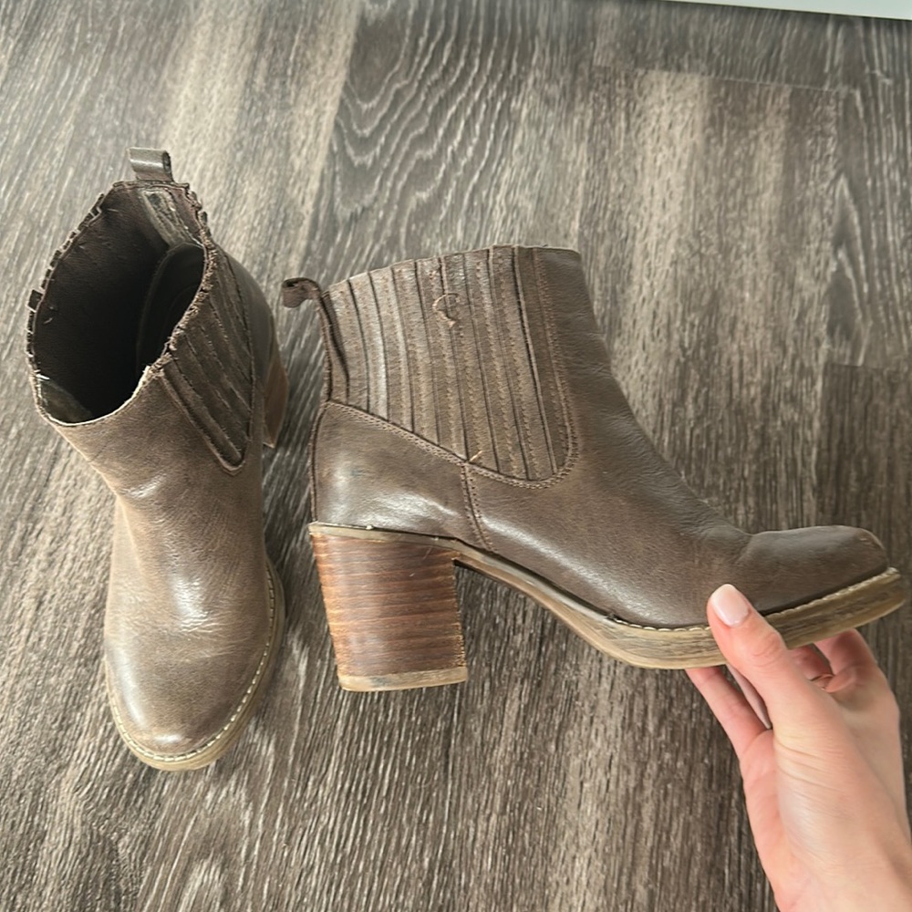Ming Originals booties - EU 37 US 7 gray brown